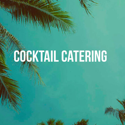 cocktail catering jungle background