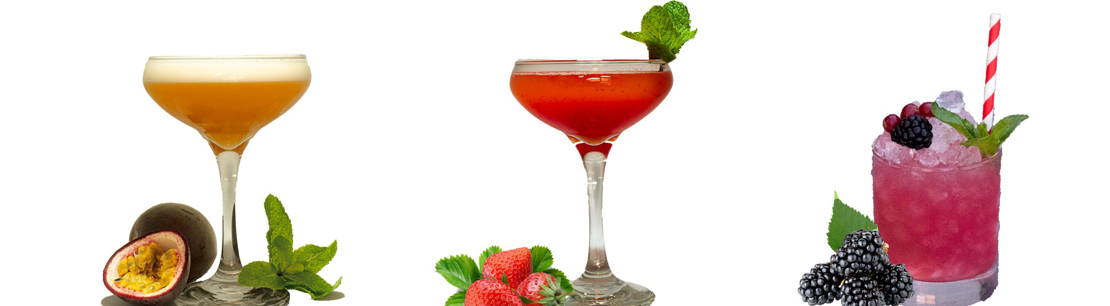 passionfruit cocktails strawberry cocktails bramble cocktail